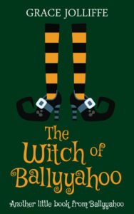 book cover of The Witch of Ballyyahoo illustrating a page about cowslips